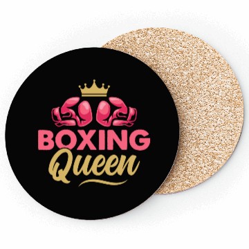 Discover Boxing Queen Boxer Training Coasters
