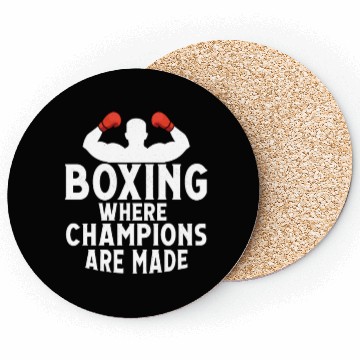 Discover Boxing Where Champions Are Made Boxer Training Coasters