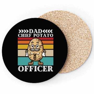 Discover Dad chief potato officer Coasters