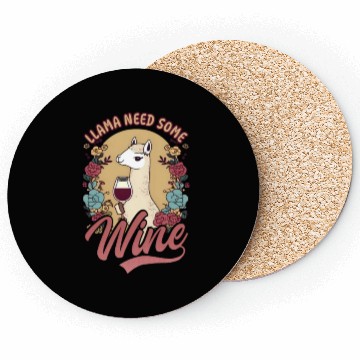 Discover Alpaca Llama Llama Need Some Wine Coasters