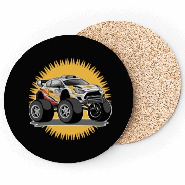 Discover Rally Monster Car Coasters