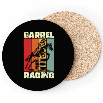 Discover Retro Barrel Racing Gifts Coasters