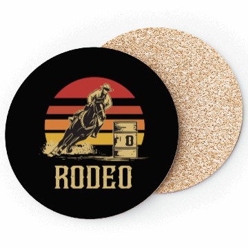 Discover Retro Barrel Racing Gifts Coasters
