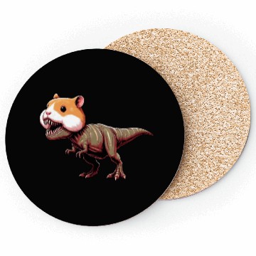 Discover Hamster Dino T-Rex mythical creature fantasy Coasters