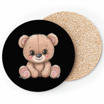 Discover Cute Kawaii Teddy Bear Clipart, Cute Teddy Bear Coasters