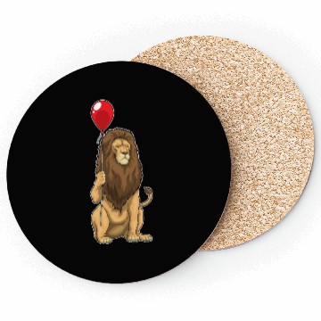 Discover Lion Balloon Coasters