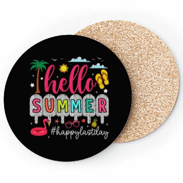 Discover Happy Last Day of School Teacher Coasters