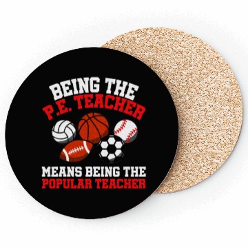Discover PE Teacher Physical Education Teacher Coasters