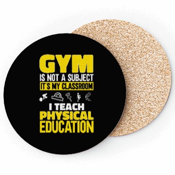 Discover PE Teacher I Teach Physical Education Teacher Coasters