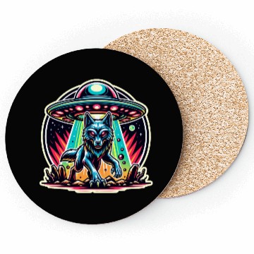 Discover Alien wolf landing Coasters