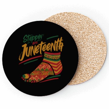 Discover Stepping into juneteenth 1865 independence day Coasters