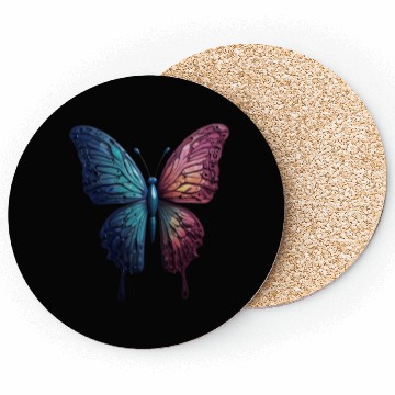 Discover Butterfly Wing Art Coasters