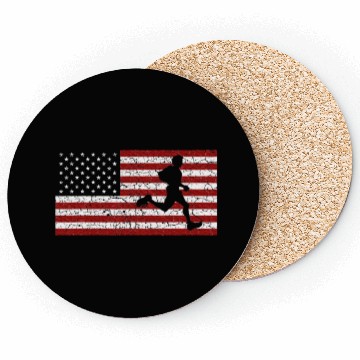 Discover American Flag Running Runner Coasters