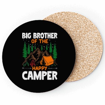 Discover Big Brother of The Happy Camper Hiking Lover Coasters