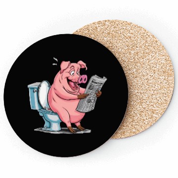 Discover Piggy Break: Reading Time Coasters