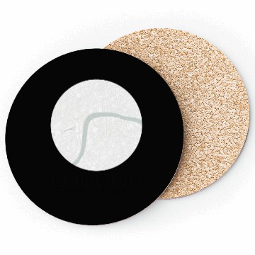 Discover London Map with GPS location Coasters