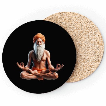 Discover Peaceful Meditation Guru Coasters