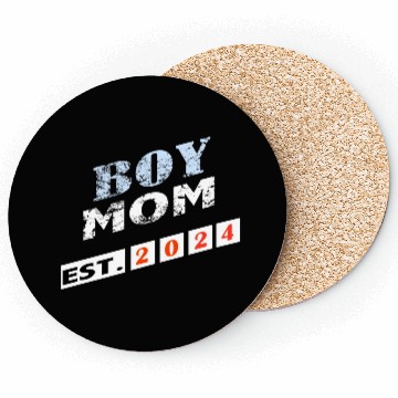 Discover Boy Mom - est. 2024 Coasters
