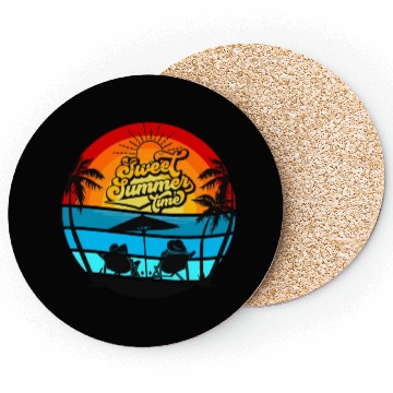 Discover Sweet Summer Time Vibes Coasters