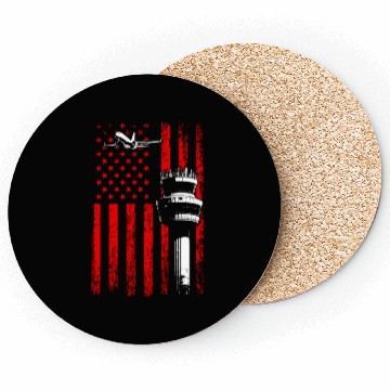 Discover American Flag US, air traffic controller Coasters