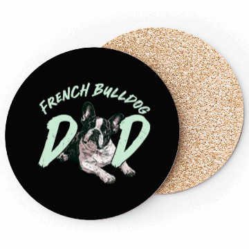 Discover French Bulldog Owner Frenchie FRENCH BULLDOG Coasters