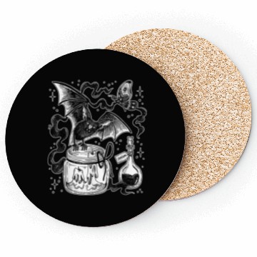 Discover Gothic clothing aesthetic occult Coasters