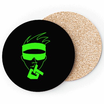 Discover Green neon face GT Coasters