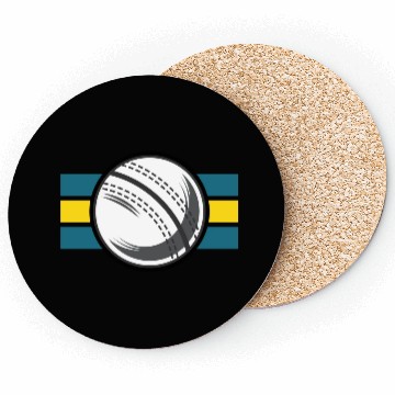 Discover Cricket Ball (Australia) Coasters