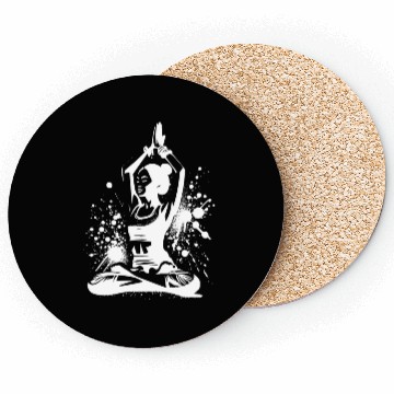 Discover Asian Meditation Relaxation Yoga Teacher Coasters