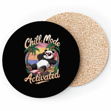Discover Panda Beach Vacation Coasters