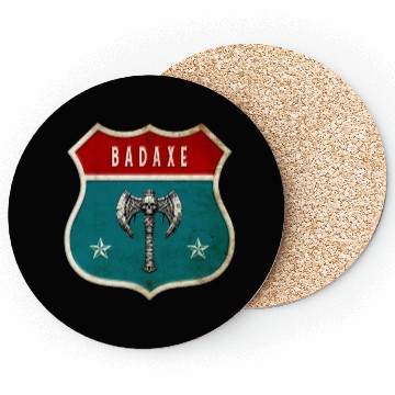 Discover Axe Throwing Axe Sports Emblem Design Coasters
