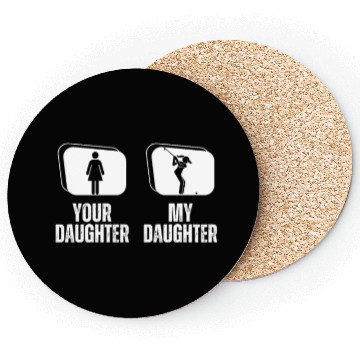 Discover Golfing Your Daughter My Daughter Proud Dad Mom Coasters
