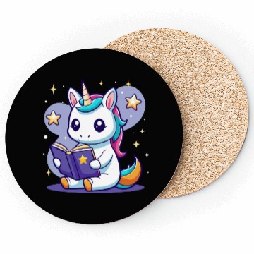 Discover Magic Unicorn Reading Coasters