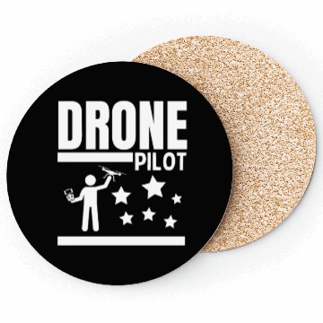 Discover Drone Pilot Quadcopter Proud Funny Drone Pilot Coasters