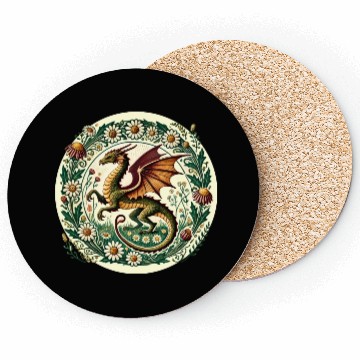 Discover Daisy Flower Dragon Coasters