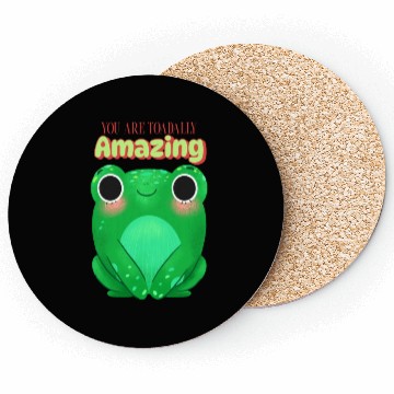 Discover Toad with funny quote Coasters