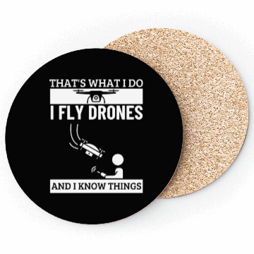 Discover Drones That's What I Do Funny Drone Pilot Coasters
