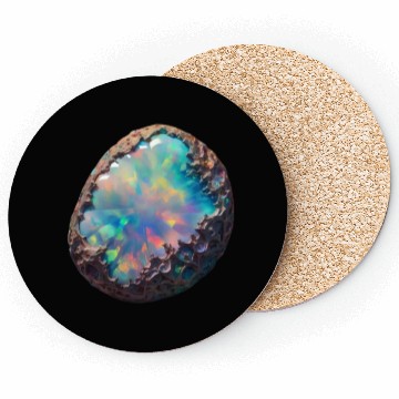 Discover Raw Natural Opal 3D Coasters