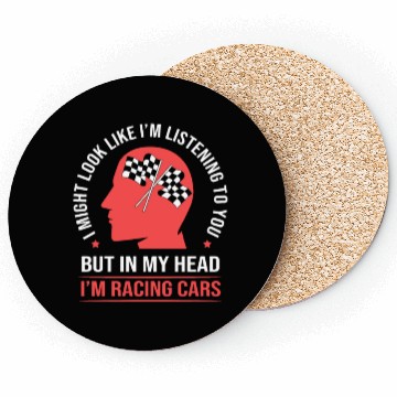 Discover Race Car Funny Car Lover Drag Racing Coasters