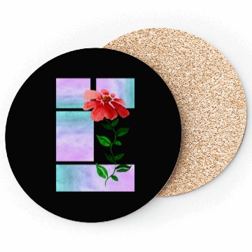 Discover Watercolor Flower Design Coasters