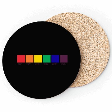 Discover LGBT COLOR PANTONE PALLETE GAY COMMUNITY DESIGN Coasters