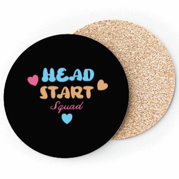 Discover Head Start Squad Homeschool Back to School Coasters