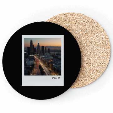 Discover Mono Enterprises "Travels" Los Angeles DTLA Coasters