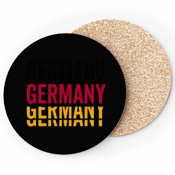 Discover Germany German Lettering National Team Coasters