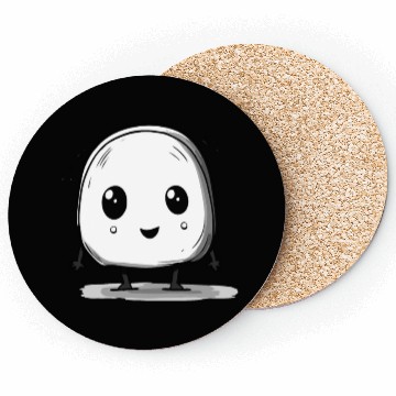 Discover Little Cute Marshmallow Tofu Thing Coasters