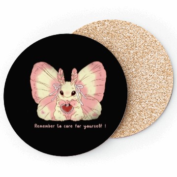 Discover a combination of butterflies and rabbits Coasters