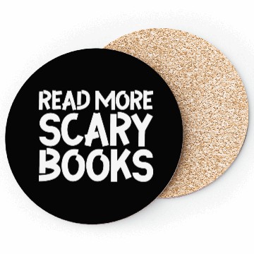 Discover Read More Scary Books Coasters