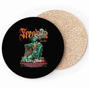 Discover statue of liberty smoking #2 Coasters