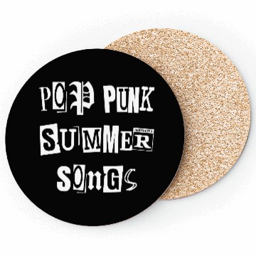 Discover Pop Punk Summer Song Coasters