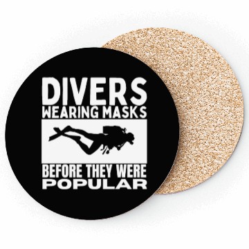 Discover Scuba Diving Mask Pun Funny Scuba Diver Coasters